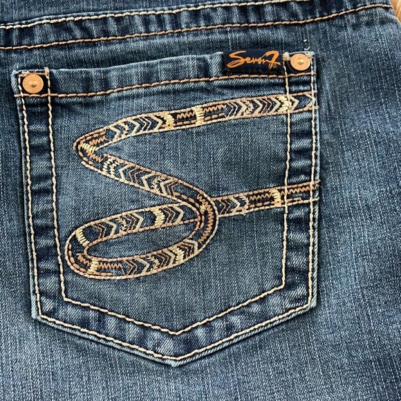 Seven7 Denim Shorts sz 12 - Picture 2 of 8